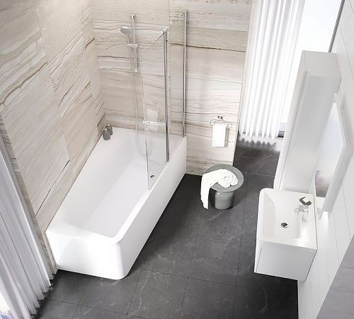 Шторка на ванну Ravak 10° 10CVS2 7QRA0U03Z1 R CULTO