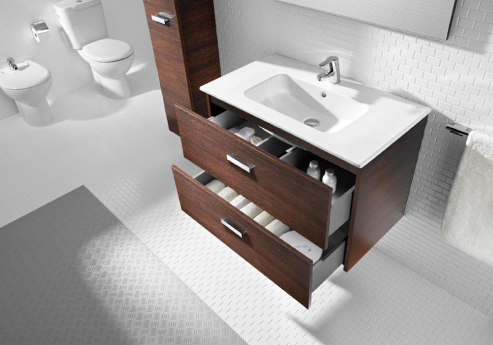 Мебель для ванной Roca Victoria Nord 80 венге фото CULTO