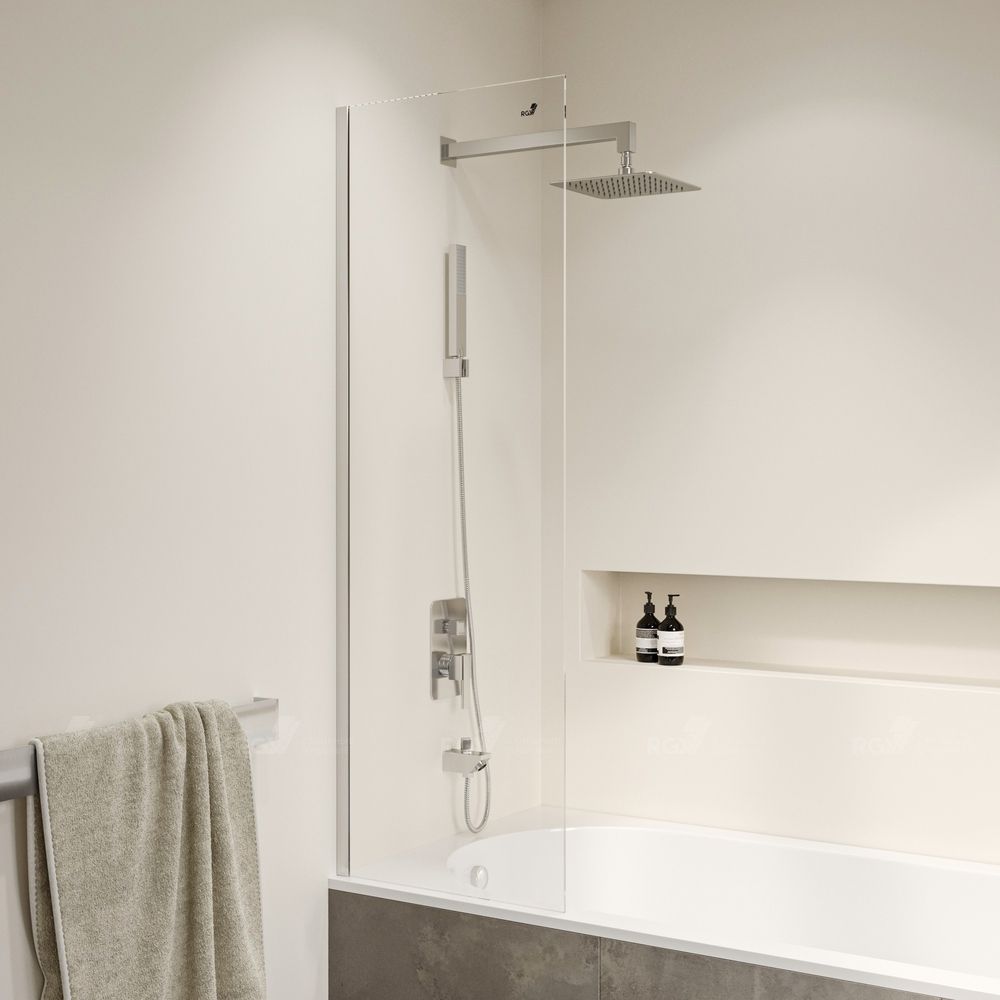 Шторка на ванну RGW SC-056 50*150см Стекло: Прозрачное 6 мм CULTO