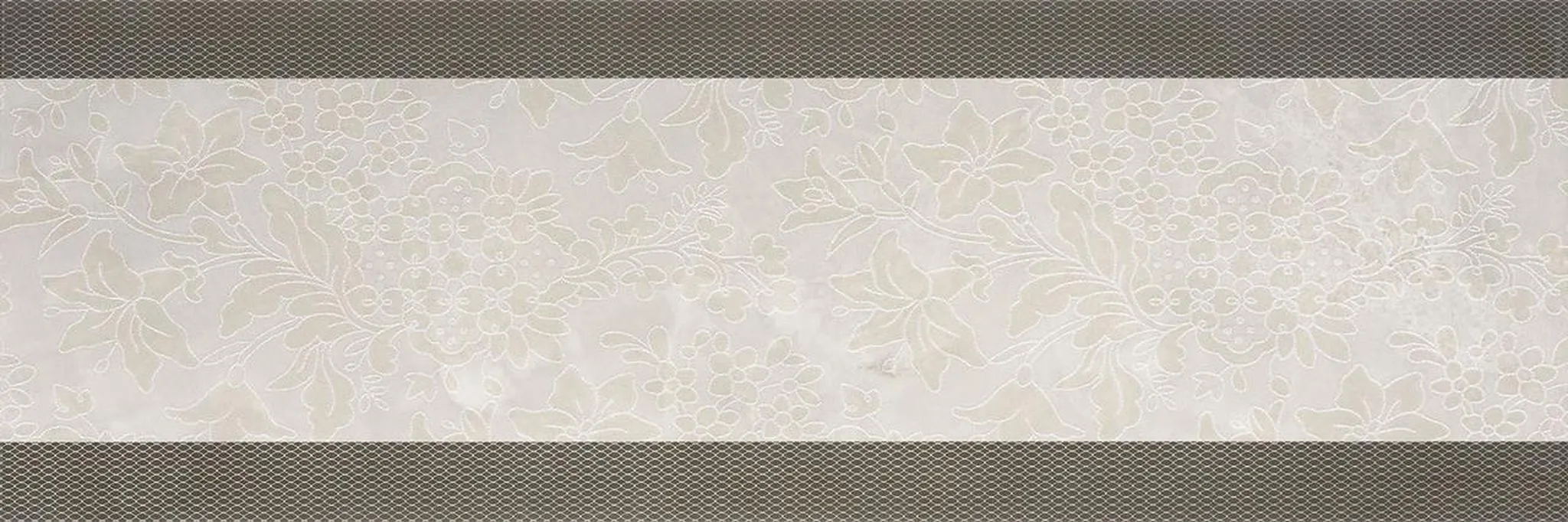 картинка Incanto 572 300x900 Wall Floral Decor White Glossy от магазина CULTO