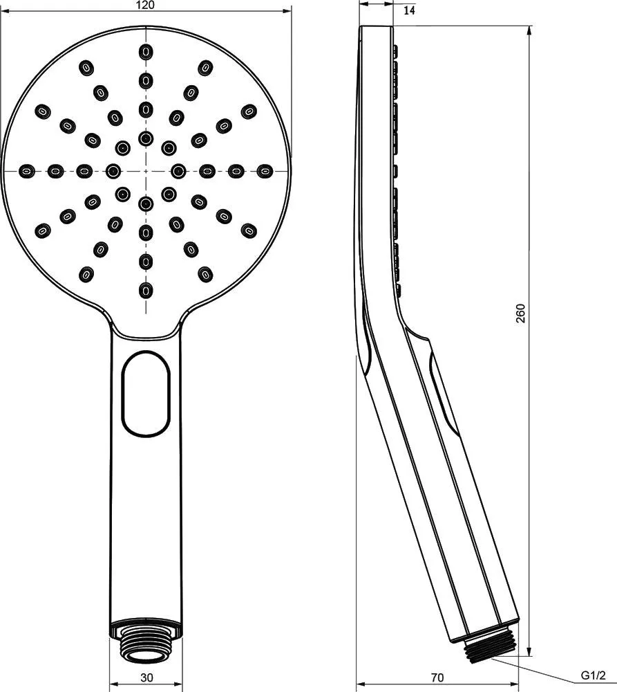 Душевая лейка Ravak Туман 956.00 в магазине Культо